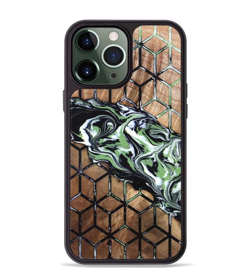 iPhone 13 Pro Max Wood Phone Case - Chelsey (Pattern, 819727)