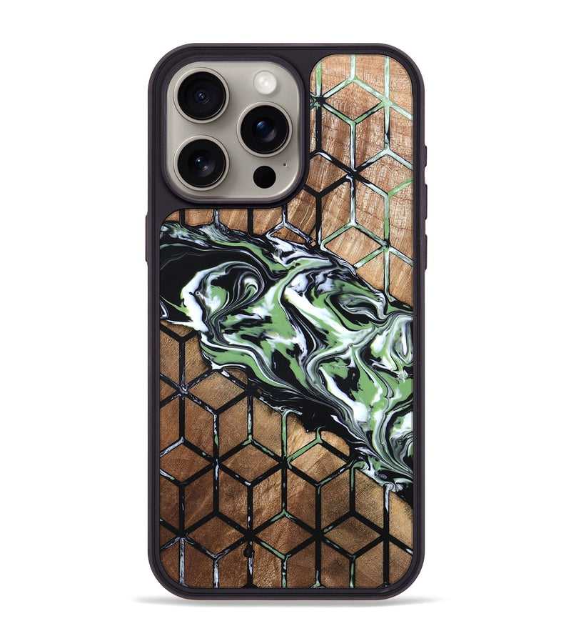iPhone 15 Pro Max Wood Phone Case - Chelsey (Pattern, 819727)