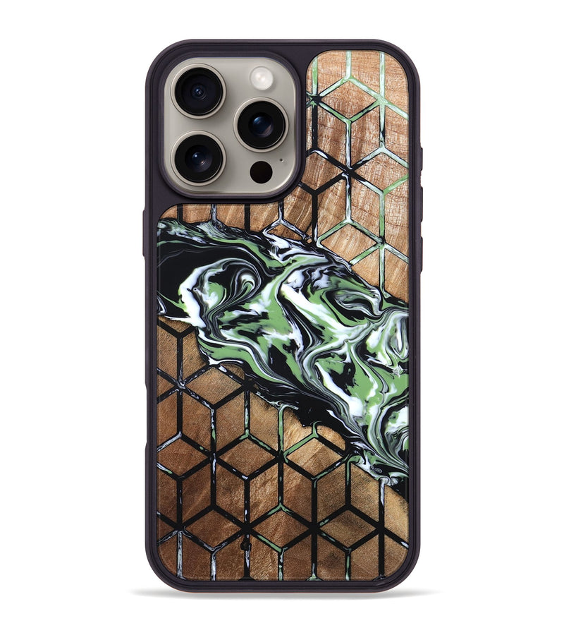 iPhone 16 Pro Max Wood Phone Case - Chelsey (Pattern, 819727)