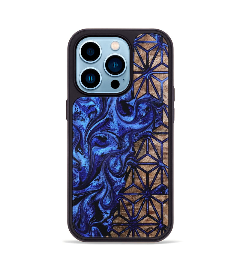 iPhone 14 Pro Wood Phone Case - Rowena (Pattern, 819728)