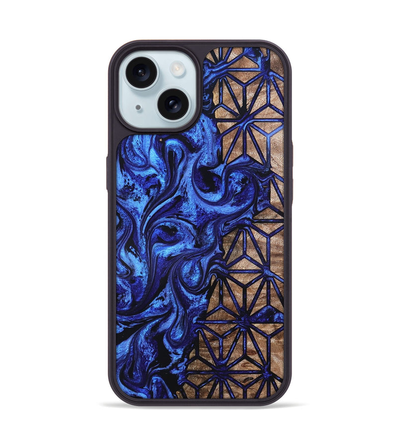 iPhone 15 Wood Phone Case - Rowena (Pattern, 819728)