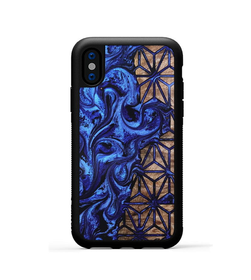 iPhone Xs Wood Phone Case - Rowena (Pattern, 819728)