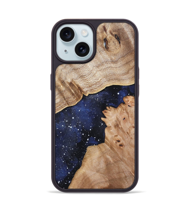 iPhone 15 Wood Phone Case - Clarisa (Cosmos, 819729)