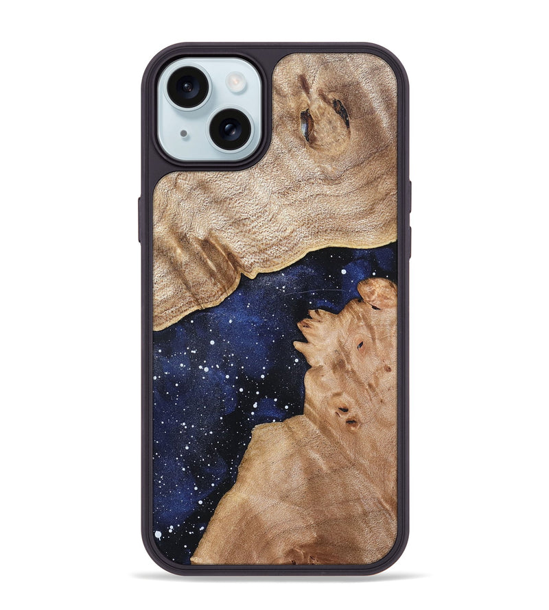 iPhone 15 Plus Wood Phone Case - Clarisa (Cosmos, 819729)