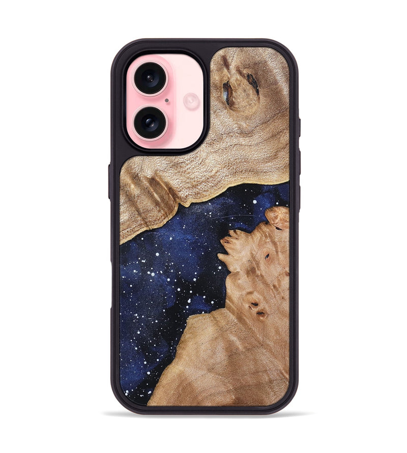 iPhone 16 Wood Phone Case - Clarisa (Cosmos, 819729)