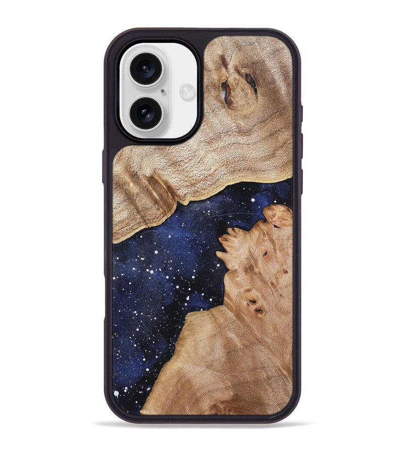 iPhone 16 Plus Wood Phone Case - Clarisa (Cosmos, 819729)