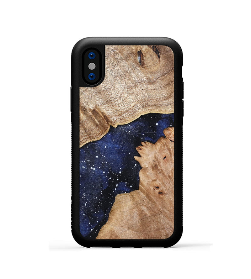 iPhone Xs Wood Phone Case - Clarisa (Cosmos, 819729)