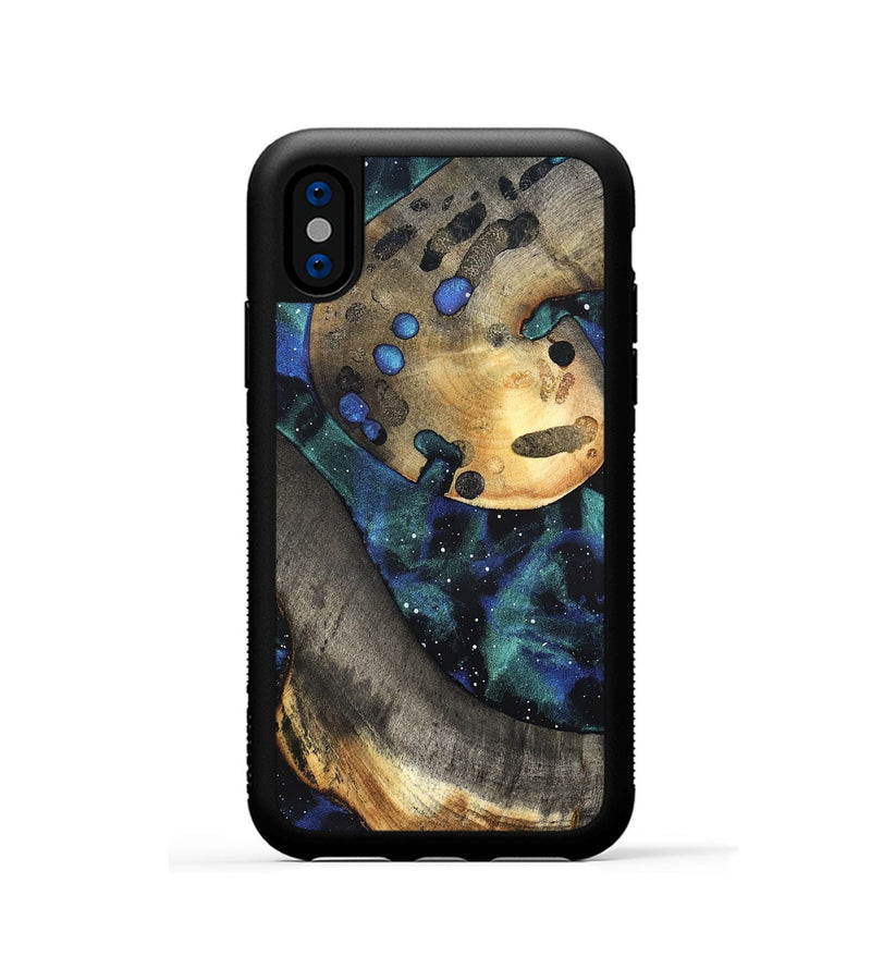 iPhone Xs Wood Phone Case - Marlo (Cosmos, 819734)