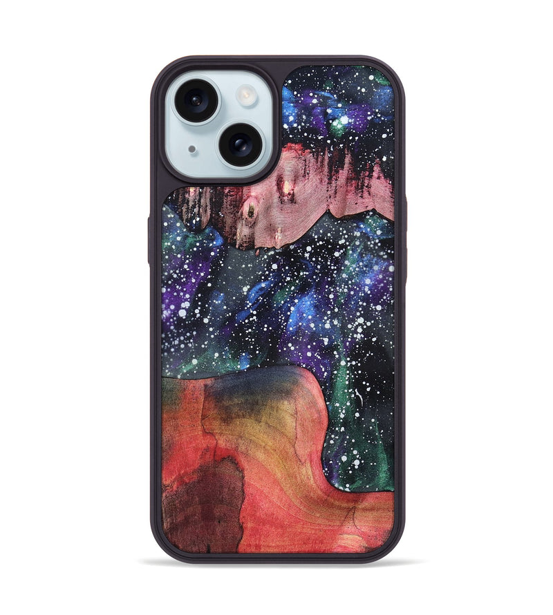 iPhone 15 Wood Phone Case - Lyndsey (Cosmos, 819737)