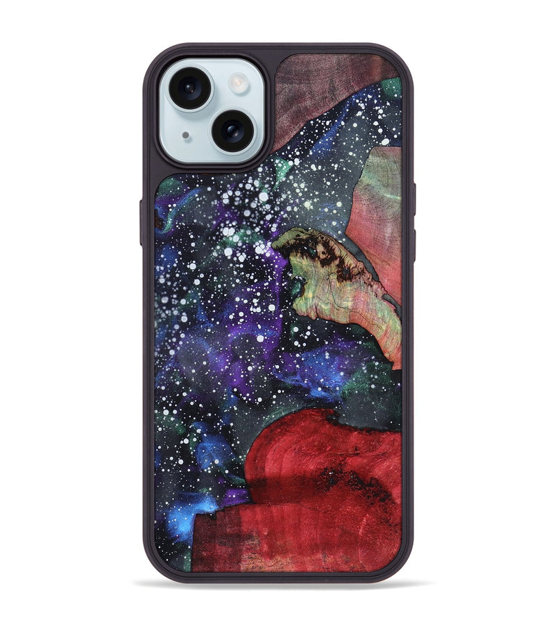 iPhone 15 Plus Wood Phone Case - Roselyn (Cosmos, 819739)