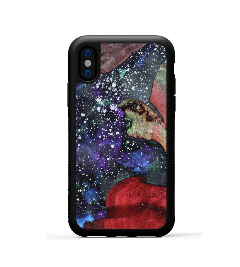 iPhone Xs Wood Phone Case - Roselyn (Cosmos, 819739)