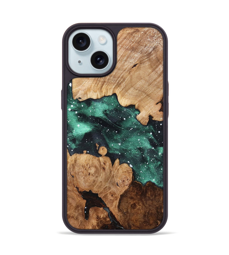 iPhone 15 Wood Phone Case - Valarie (Cosmos, 819741)