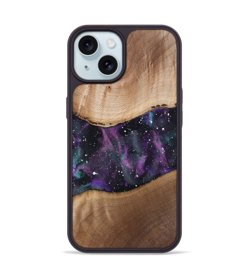 iPhone 15 Wood Phone Case - Malakai (Cosmos, 819743)