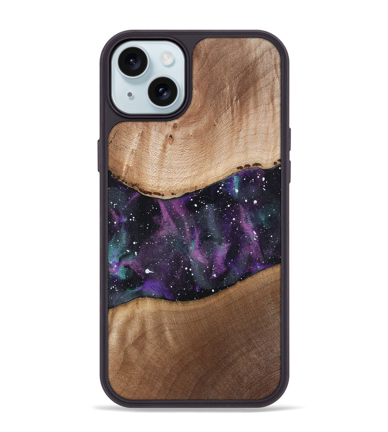 iPhone 15 Plus Wood Phone Case - Malakai (Cosmos, 819743)