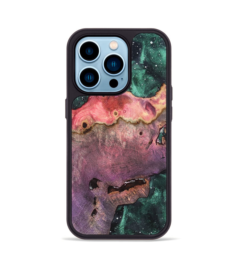 iPhone 14 Pro Wood Phone Case - Mindi (Cosmos, 819745)