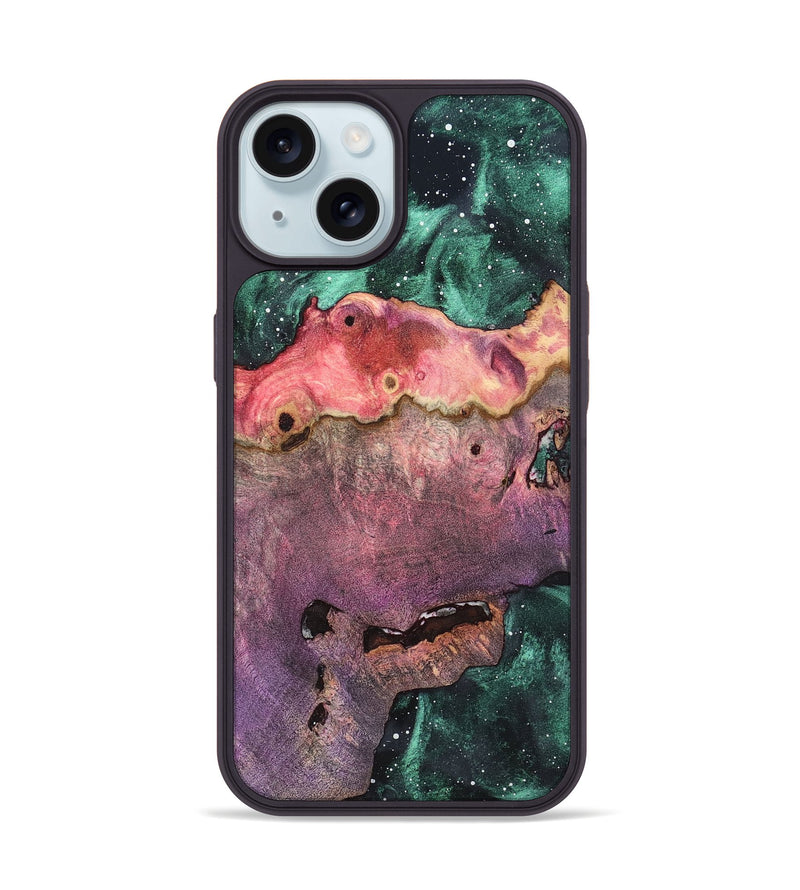 iPhone 15 Wood Phone Case - Mindi (Cosmos, 819745)