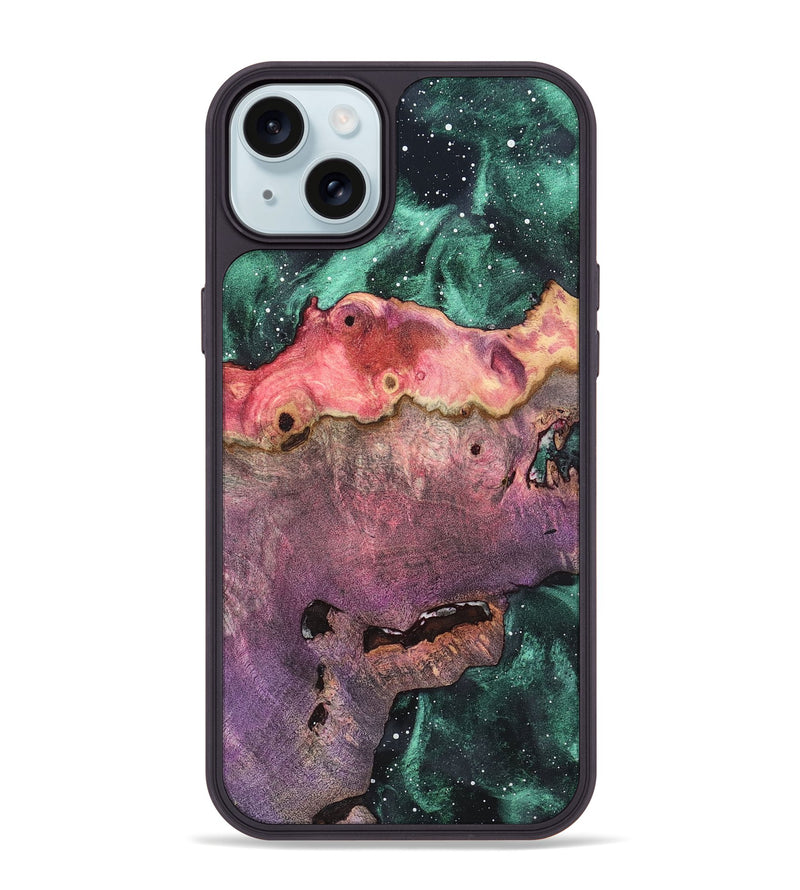 iPhone 15 Plus Wood Phone Case - Mindi (Cosmos, 819745)