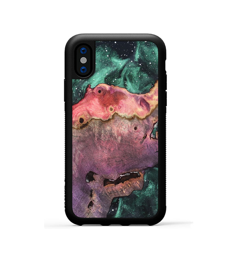 iPhone Xs Wood Phone Case - Mindi (Cosmos, 819745)
