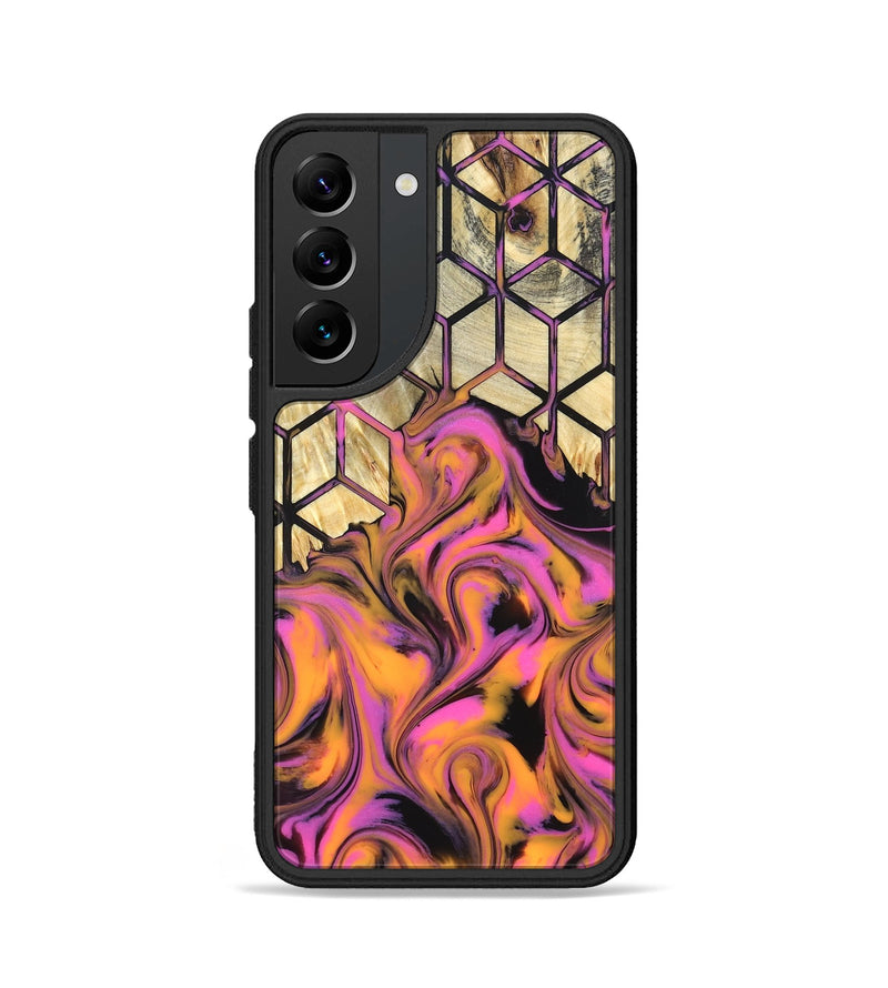 Galaxy S22 Wood Phone Case - Una (Neon, 819749)