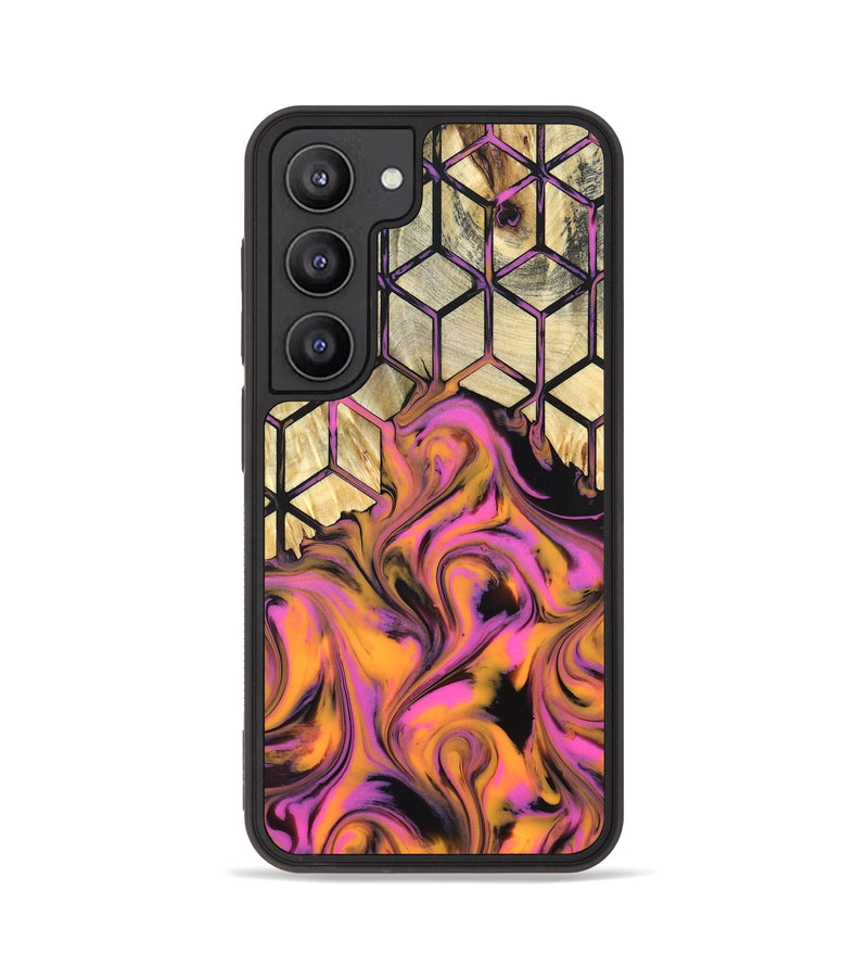 Galaxy S23 Wood Phone Case - Una (Neon, 819749)