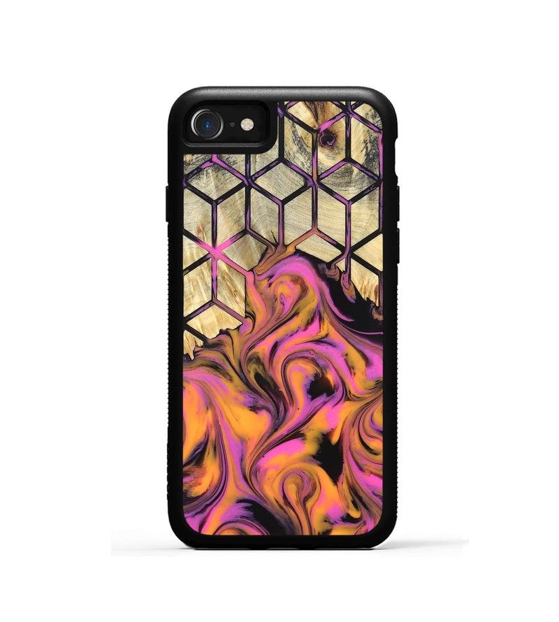 iPhone SE Wood Phone Case - Una (Neon, 819749)