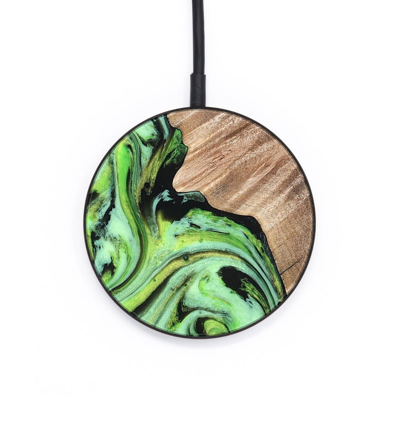 Circle Wood Wireless Charger - Sunny (Neon, 819750)