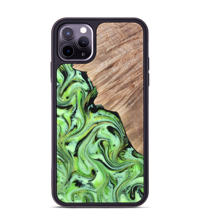 iPhone 11 Pro Max Wood Phone Case - Sunny (Neon, 819750)