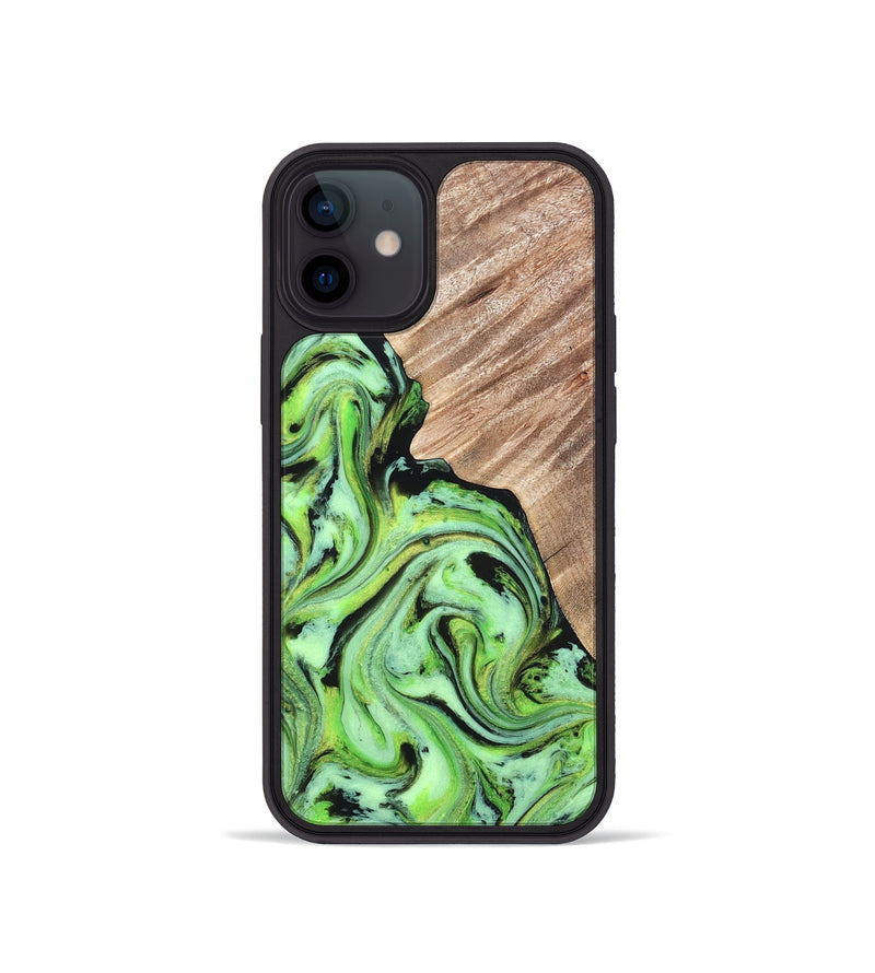iPhone 12 mini Wood Phone Case - Sunny (Neon, 819750)