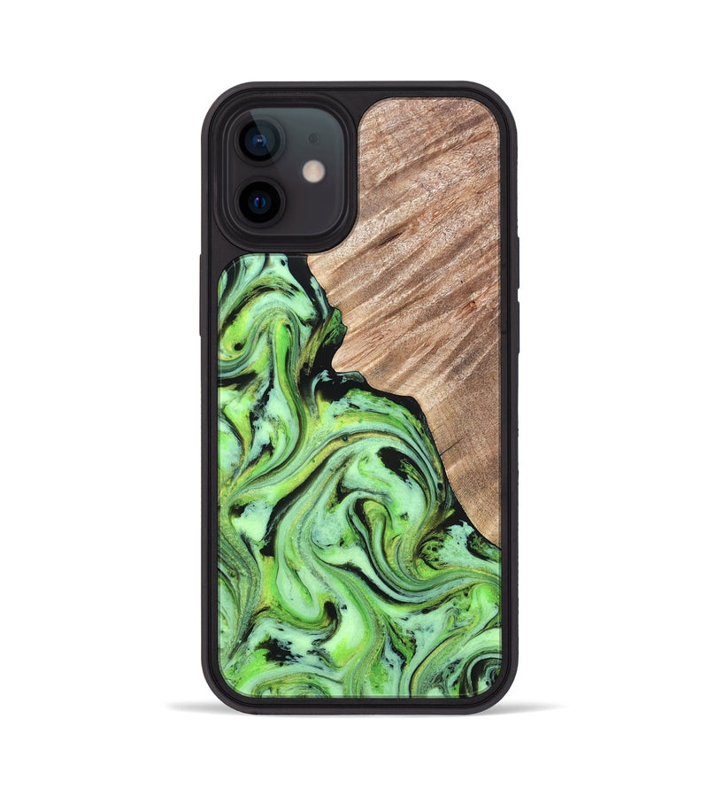 iPhone 12 Wood Phone Case - Sunny (Neon, 819750)
