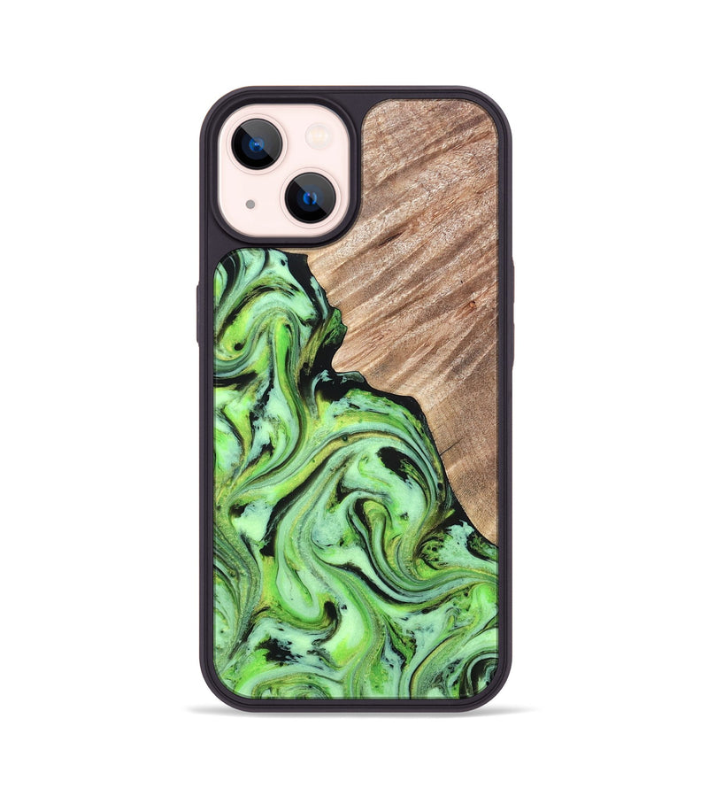 iPhone 14 Wood Phone Case - Sunny (Neon, 819750)