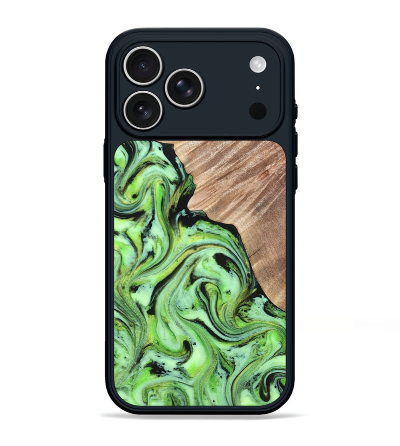 iPhone 17 Pro Max Wood Phone Case - Sunny (Neon, 819750)