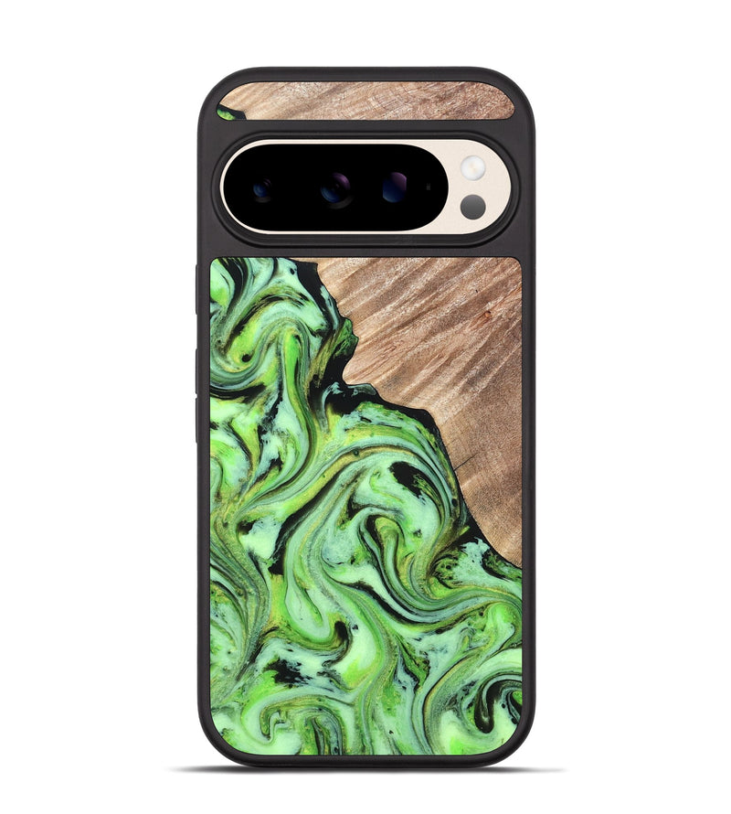 Pixel 10 Wood Phone Case - Sunny (Neon, 819750)