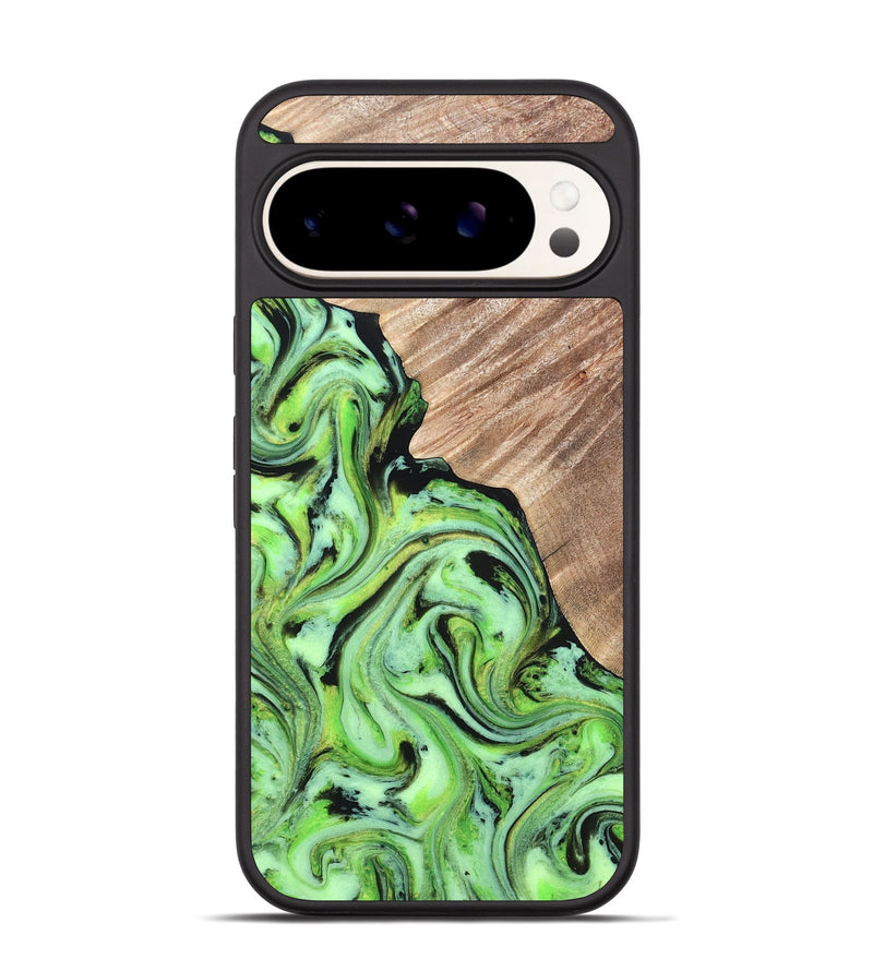 Pixel 9 Wood Phone Case - Sunny (Neon, 819750)