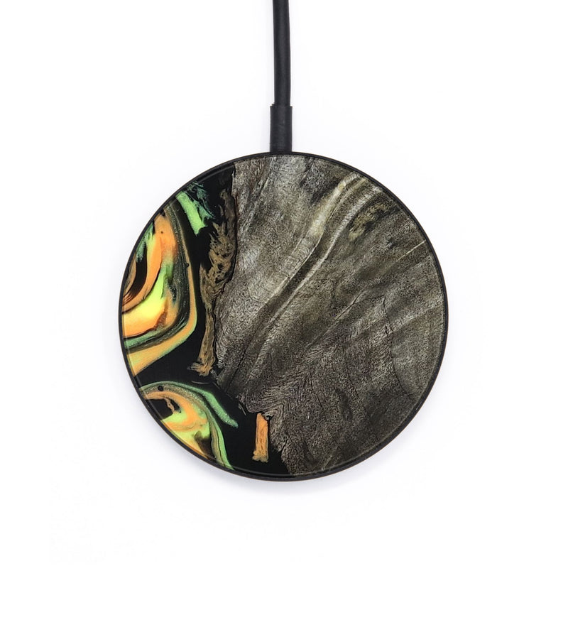 Circle Wood Wireless Charger - Trish (Neon, 819751)