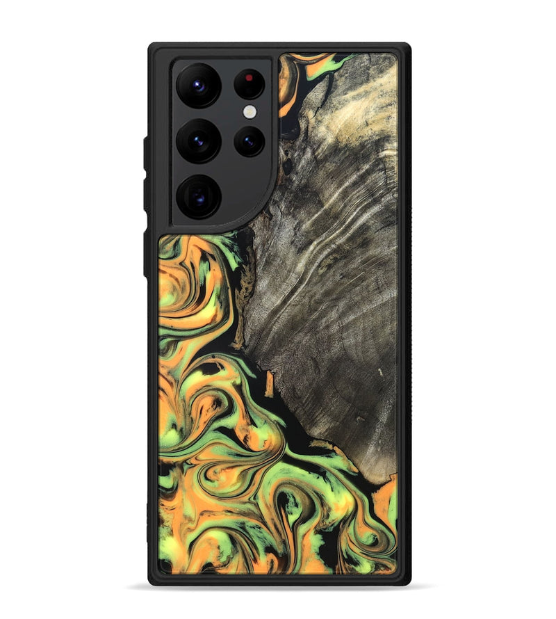 Galaxy S22 Ultra Wood Phone Case - Trish (Neon, 819751)