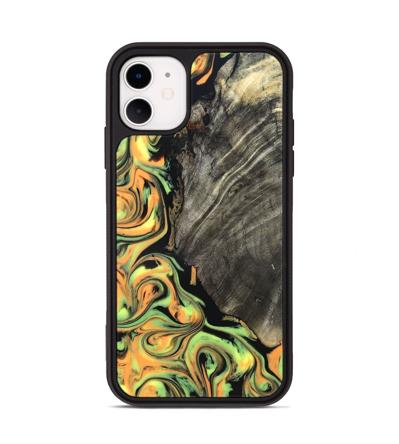 iPhone 11 Wood Phone Case - Trish (Neon, 819751)
