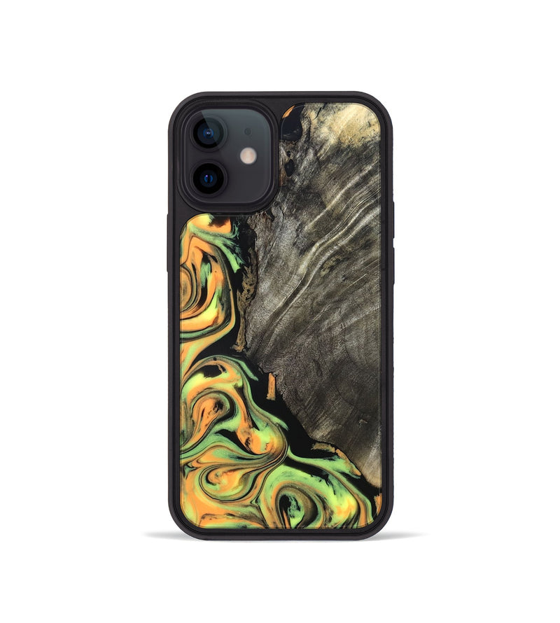 iPhone 12 mini Wood Phone Case - Trish (Neon, 819751)