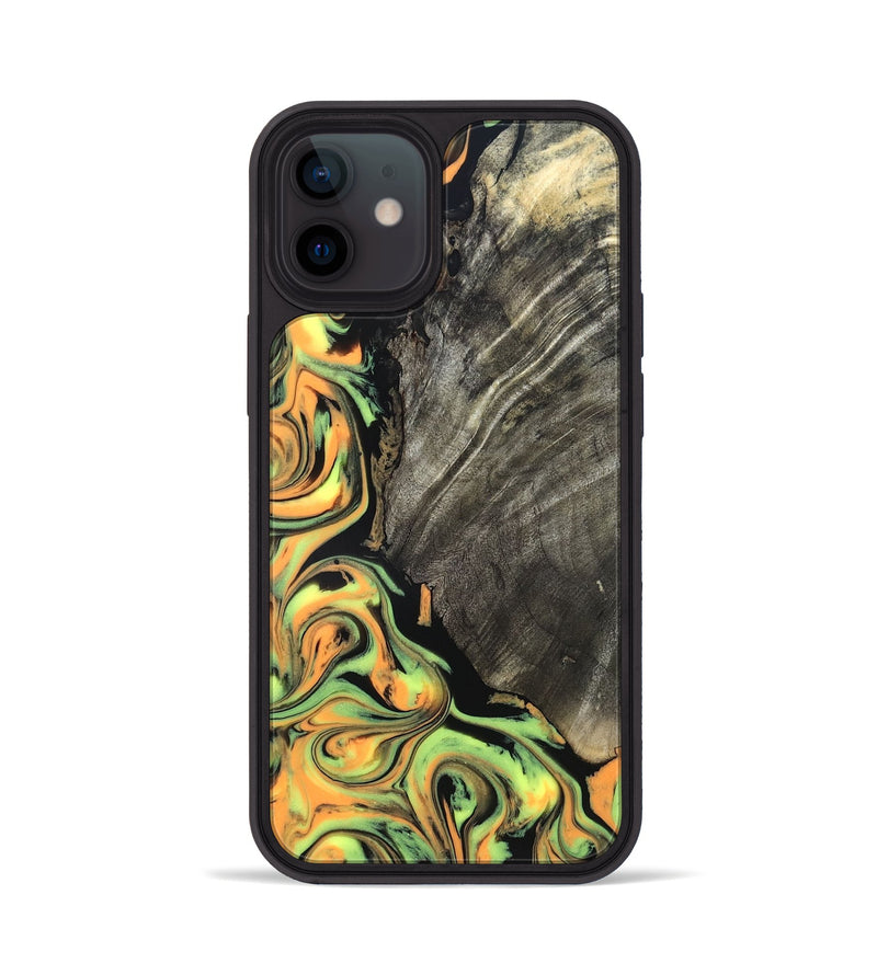 iPhone 12 Wood Phone Case - Trish (Neon, 819751)