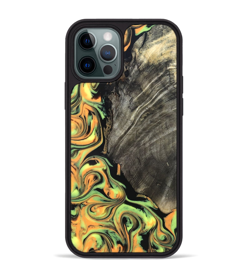 iPhone 12 Pro Max Wood Phone Case - Trish (Neon, 819751)