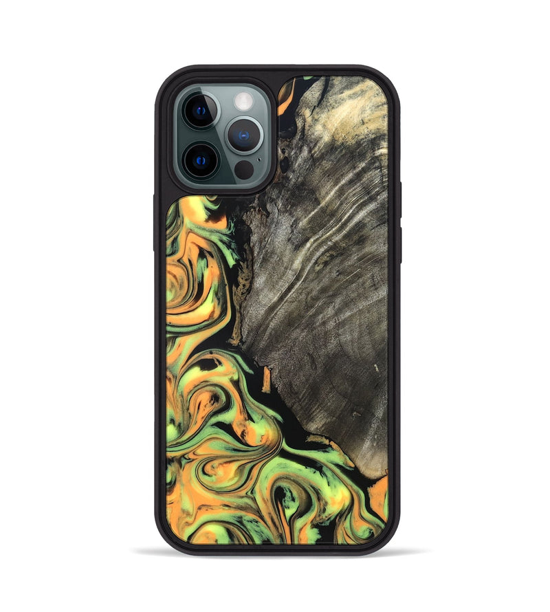 iPhone 12 Pro Wood Phone Case - Trish (Neon, 819751)