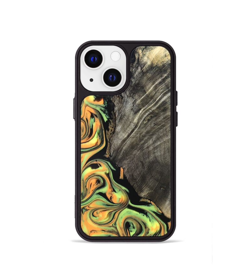 iPhone 13 mini Wood Phone Case - Trish (Neon, 819751)