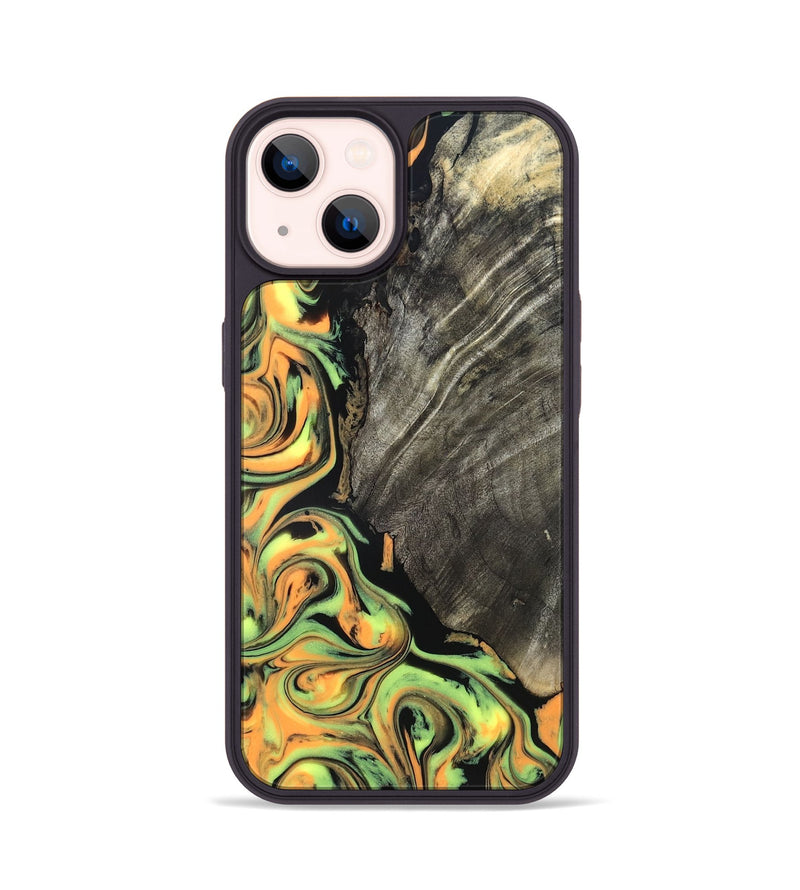 iPhone 14 Wood Phone Case - Trish (Neon, 819751)