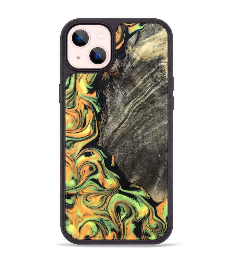 iPhone 14 Plus Wood Phone Case - Trish (Neon, 819751)