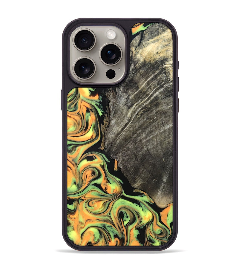 iPhone 15 Pro Max Wood Phone Case - Trish (Neon, 819751)