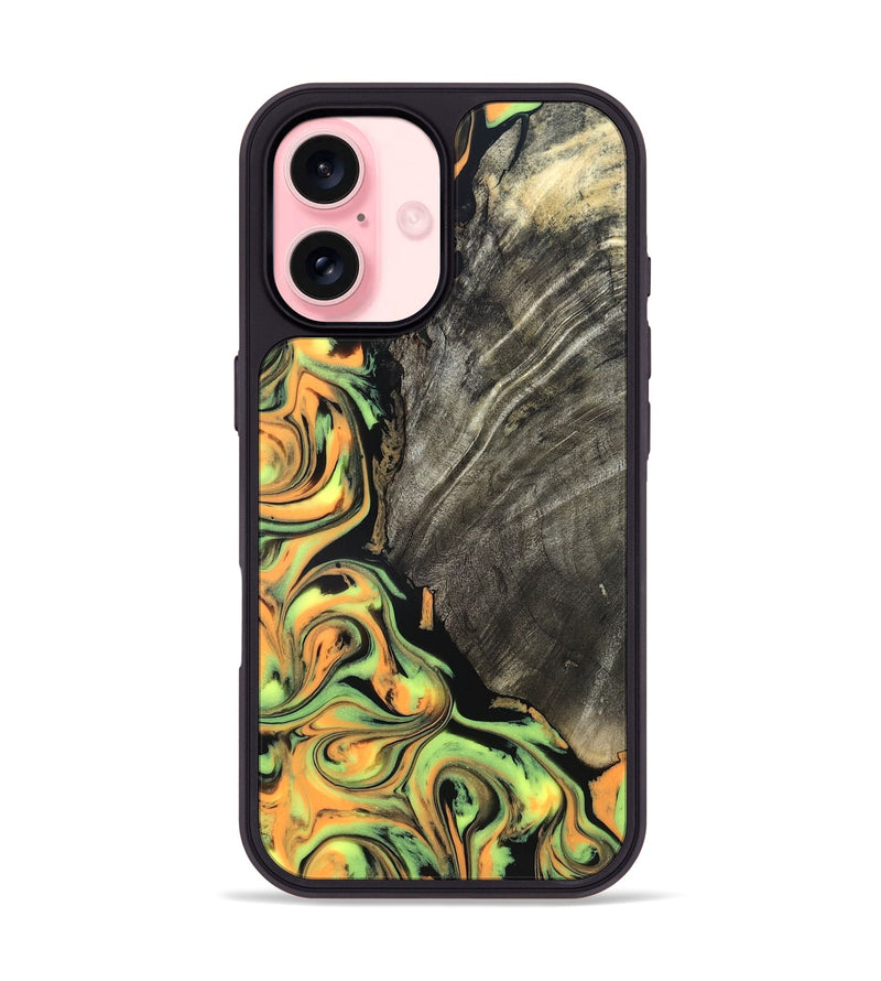 iPhone 16 Wood Phone Case - Trish (Neon, 819751)