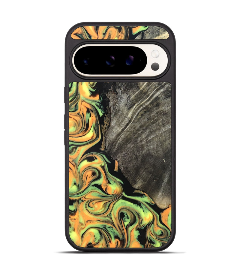 Pixel 9 Wood Phone Case - Trish (Neon, 819751)