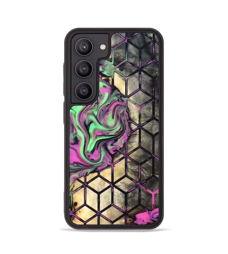 Galaxy S23 Wood Phone Case - Andria (Neon, 819752)