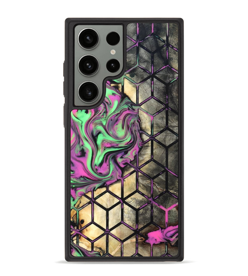 Galaxy S23 Ultra Wood Phone Case - Andria (Neon, 819752)
