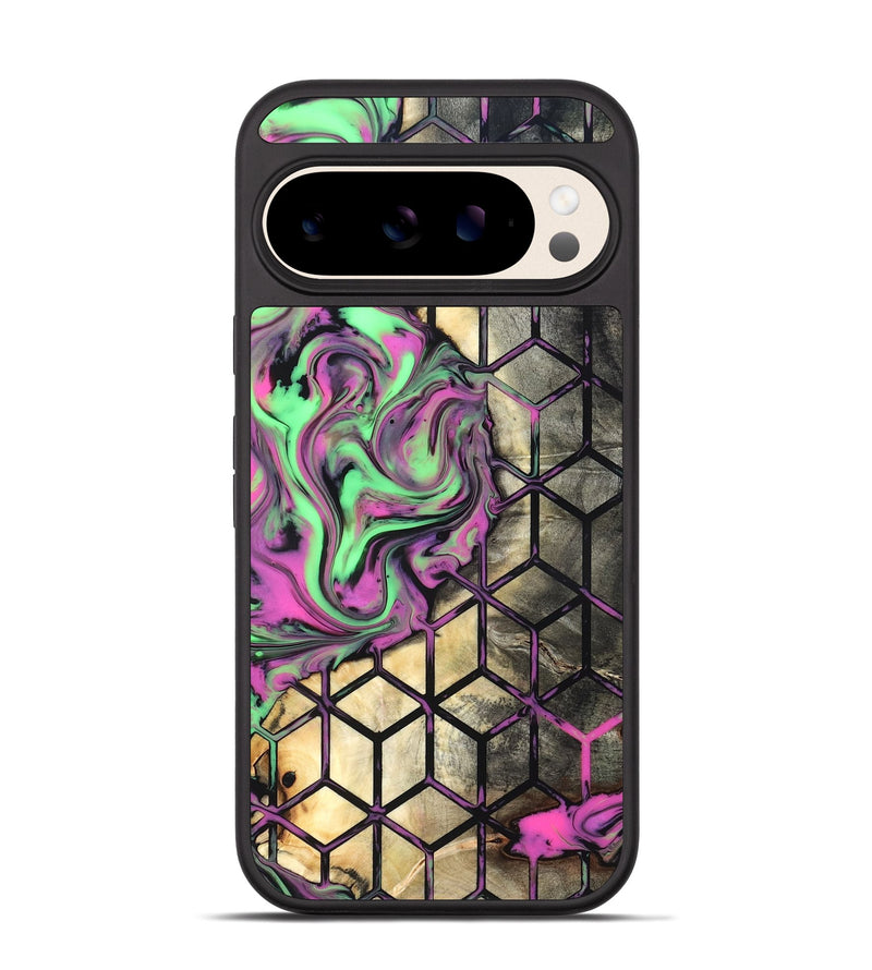 Pixel 10 Wood Phone Case - Andria (Neon, 819752)