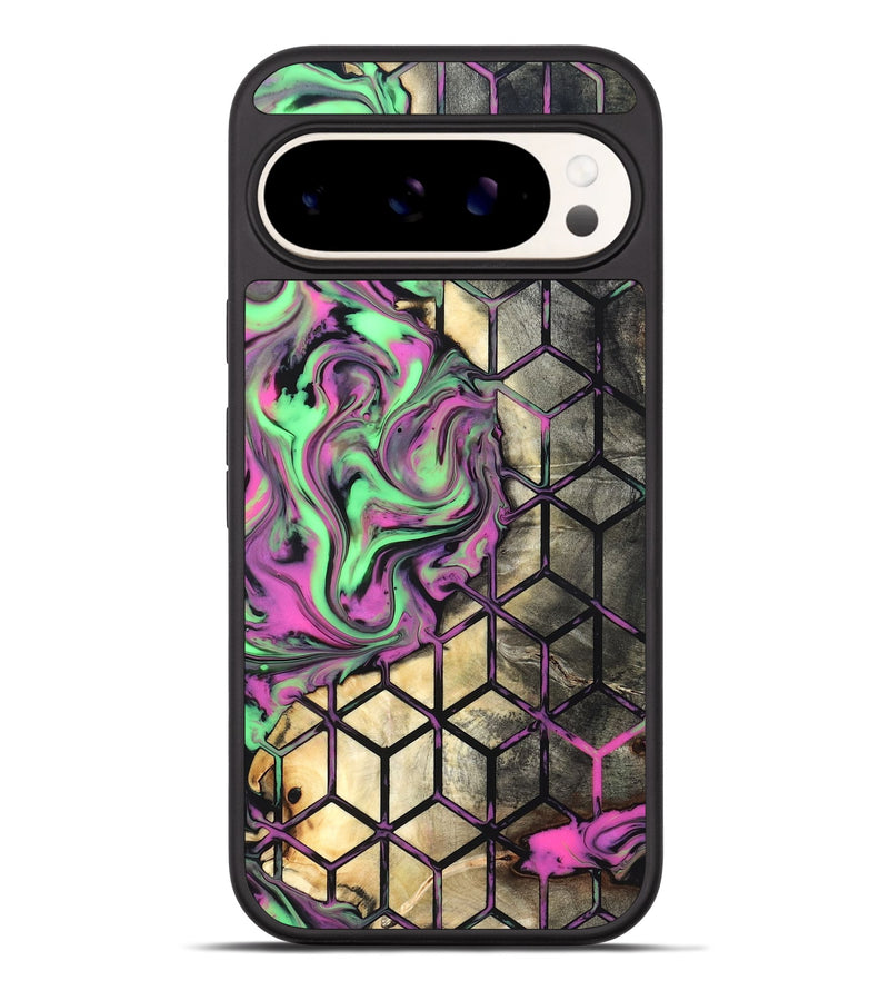 Pixel 9 Pro XL Wood Phone Case - Andria (Neon, 819752)